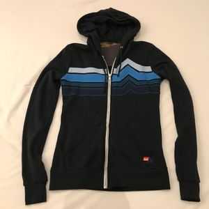 NEW Aviator Nation Mountain Hoodie Charcoal XS
